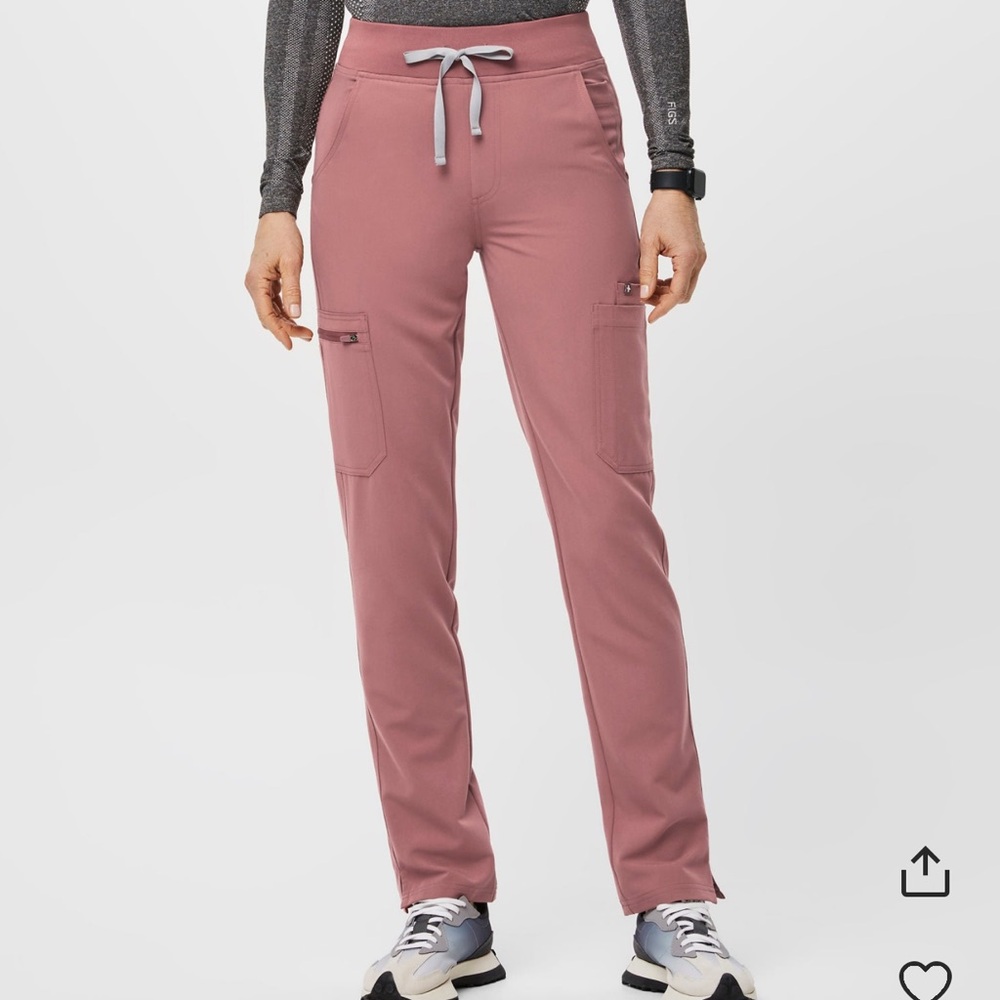 Figs Yola high waisted skinny scrub pants M